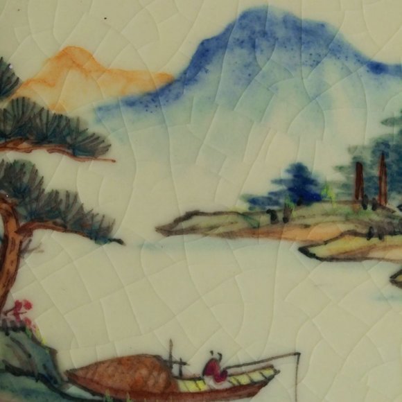 Vintage Hand Painted Made In Taiwan Trinket Box - Picture 2 of 7